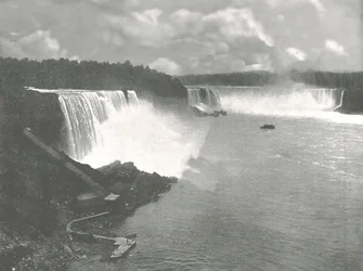 Generelt billede af Niagara Falls, 1895.