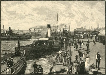 Georges Landing-Stage, 1898.