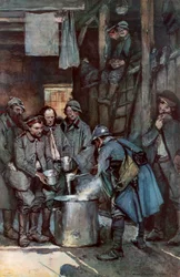 Tyske fanger i Souville, Verdun, Frankrig, 26. marts 1916, 1926