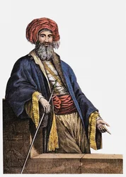 Giovanni Battista Belzoni 1778-1823 Frontispice fra rejser i Egypten og Nubien, 1825