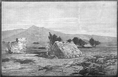 Grave af major Blackwood og mænd fra det sjetteogtresende regiment, Maiwand, c1880