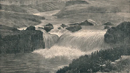 Great Falls of the Yellowstone River, 1873, 1883