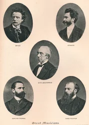 Store musikere - tavle IX., 1895