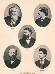 Store musikere - tavle VII., 1895