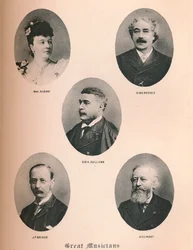 Store musikere - Tavle XIV., 1895
