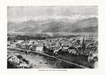 Grenoble og Alperne i Belledonne, Frankrig, 1879