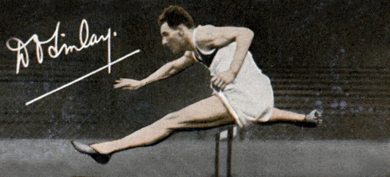 Gruppekaptajn Donald Don Osborne Finlay, Storbritannien og olympisk hækkeløber, 1935