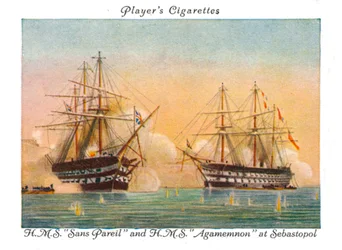 H.M.S.Sans Parieland H.M.S.Agamemnon ved Sebastopol, 1936.