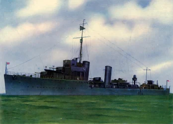 H.M.S. Gik i stykker .