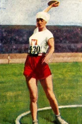 Halina Konopacka fra Polen, verdensmester i diskoskaster, 1928.
