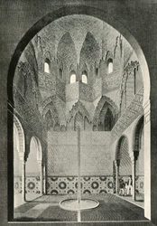 Hall of the Abencerrages, 1800-tallet, 1907.