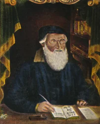 Hans Sachs 1494-1576. Stik af Hans Weygel, 1934.