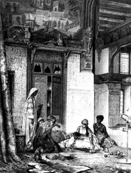 Harem i et kalif-palæ, 1880