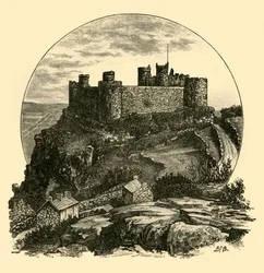 Harlech Castle, 1898.