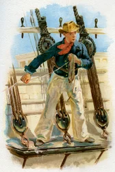 Heaving the lead, 1700-tallet c1890-c1893