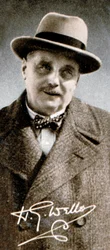 Herbert George HG Wells 1866-1946, engelsk forfatter, 1935