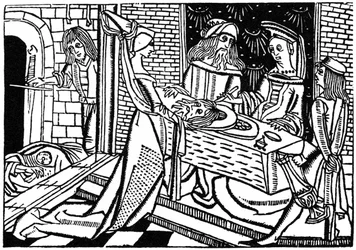 Herodias med Johannes Døberens hoved, 1488 1964