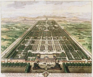 Herrenhausen: Slot og haver, ca. 1745