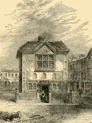 Hicks Hall omkring 1750, c1872.