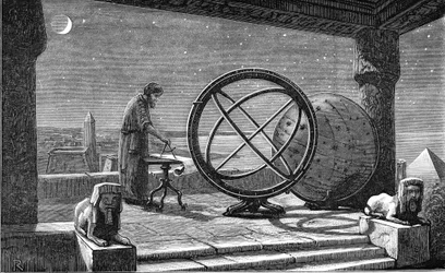 Hipparchos, oldgræsk astronom, 2. århundrede f.Kr., ca. 1880