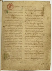 Historia Brittonum af Nennius. Første side af manuskript, 11. århundrede
