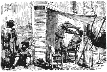 Det gamle Roms historie. Rom Barber Shop i den gamle by