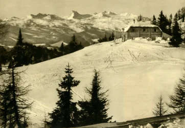 Hollhaus, Dachstein, Steiermark, Østrig, c1935.