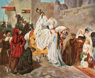 Hjemkomst af Eberhard af Württemberg efter slaget ved Döffingen, 1388, 1936.