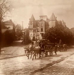 Hestetrukket ambulance, Belgien, c1914-c1918