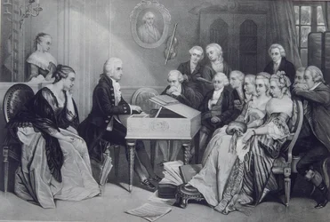 Huskoncert hos Mozart-familien i Wien, 1800-tallet