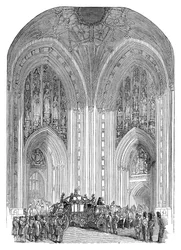 Houses of Parliament, Grand Entrance, Westminster, London, slutningen af det 19. århundrede