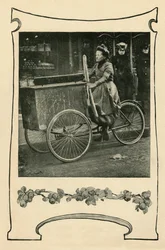 Hvordan brød leveres i Paris, 1901.