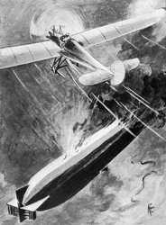 Hvordan underløjtnant Warneford vandt sin VC, 7. juni 1915, 1920
