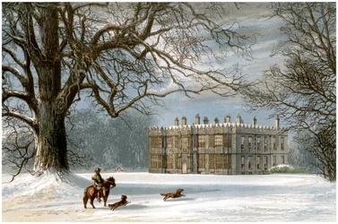 Howsham Hall, Yorkshire, hjemsted for familien Cholmley, c1880