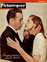 Humphrey Bogart 1899-1957 og Lauren Bacall født 1924, amerikanske skuespillere, 1946