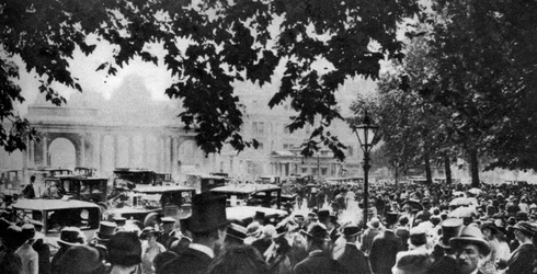Hyde Park på en fin Ascot Sunday, London, 1926-1927