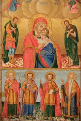 Ikon i Saint Dimitrios ortodokse kirke, Thessalonique, Grækenland