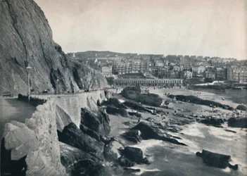 Ilfracombe - overblik, viser Capstone Parade, 1895