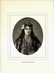 Illustration taget fra bogen Variegated travel pictures af Jerichau-Baumann, Elisabeth og udgivet på Forlagsbureauet (København, 1881)