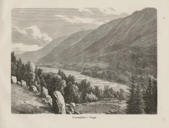 Illustration hentet fra bogen Nordiska taflor af en ukendt forfatter og udgivet af Albert Bonnier
