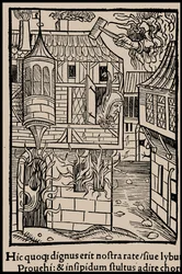 Illustration til bogen Ship of Fools af Sebastian Brant, 1497.