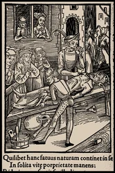 Illustration til bogen Ship of Fools af Sebastian Brant, 1497.