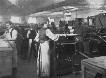 I maskinrummet, 1916