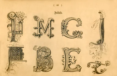 Initialer, 1862