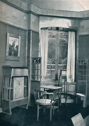 Interiør. Dekoreret af M. Niedermoser, c1900