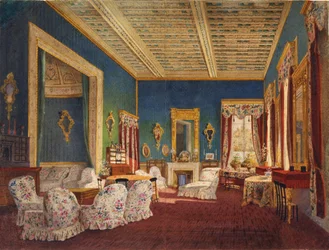 Interiør i Talyzins Manor House Denezhnikovo