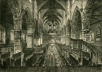 Interiør af Londonderry Cathedral, 1898.