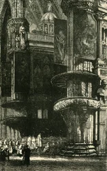 Interiør af Milanos katedral, 1890.