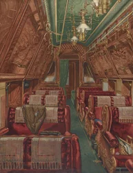 Interiør af Pullman Coach, 1888, 19351942.