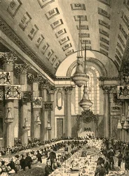Interiør af den egyptiske sal, 1897.